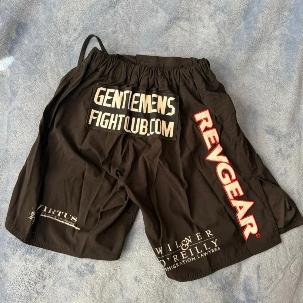 Revgear black Gracie Barra shorts men size 32